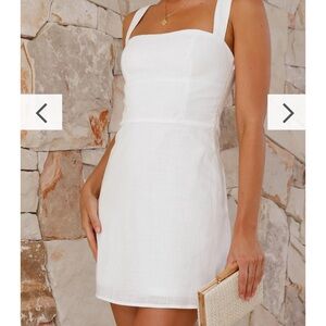 Billy J white Nadalia Mini Dress